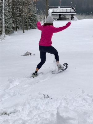 Creating your own trail, your own story. Even if it feels hard. (And cold). 