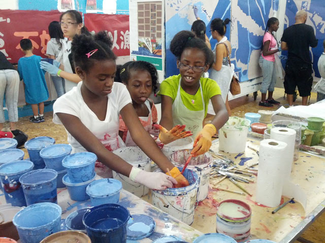 community paint day