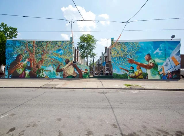 For over a year in 2009 we have been trying to get a "Restored Spaces" project off the ground in Grays Ferry. Philadelphia. 