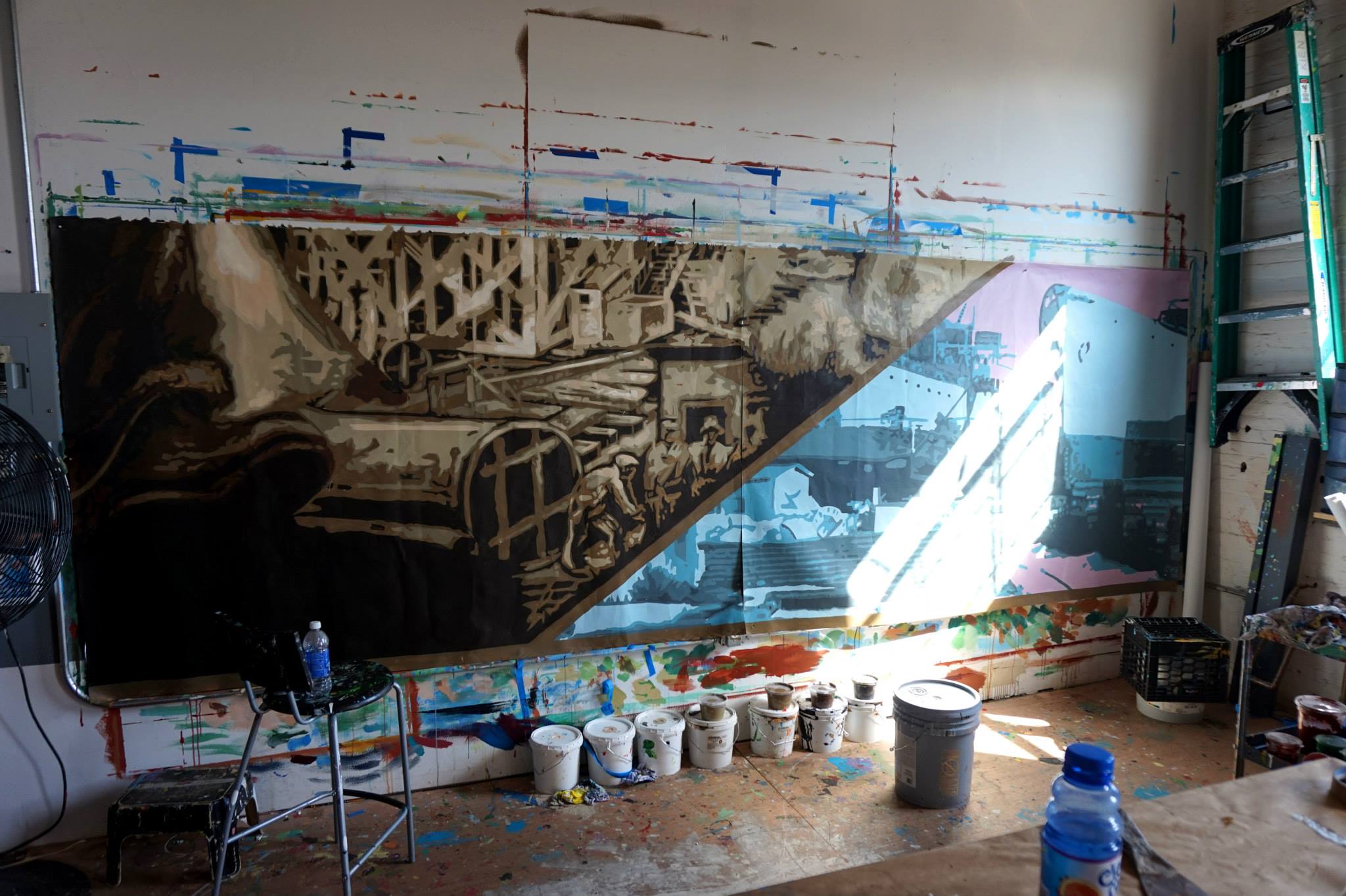 Starting work in my studio during June
