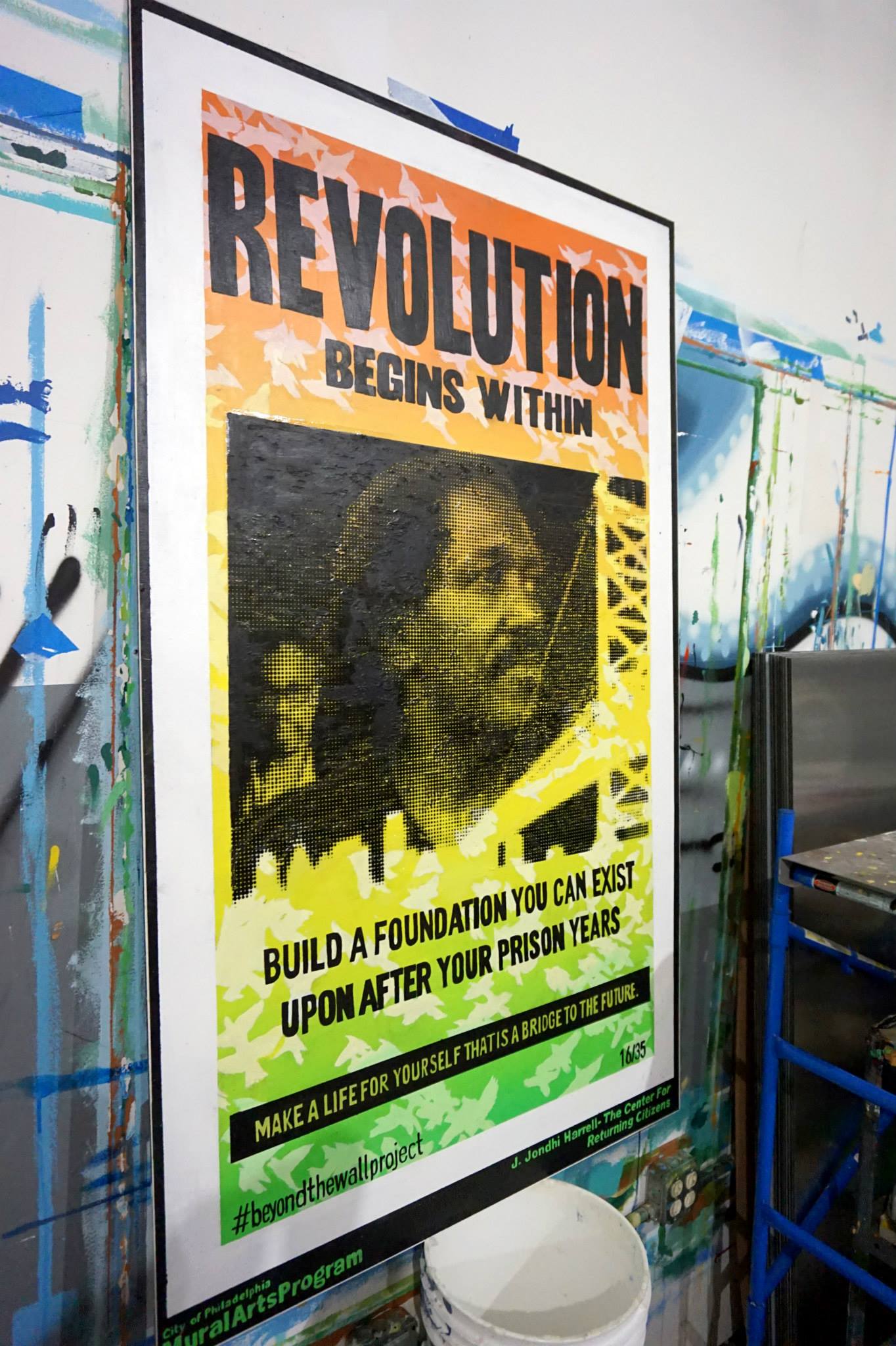 Believe it or not, the photos and quotes I posted so far, are a fraction of what can be found at the project website http://beyondthewall.muralarts.org/ 