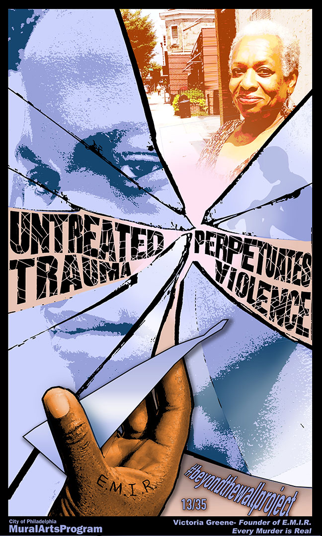 "My son was involved in selling drugs and he was murdered by the young man he was supposedly selling drugs for. I want to tell the story that, that was not all of who he was. He did not deserve to be shot in the back 7 times, in the street, like an animal. He had hopes dreams and desires. What he was involved in was wrong. He could have been arrested. But to be murdered in the street was not the answer. What I tell people is that there is never closure, you just learn to live with the murder. Part of learning to live with it is being educated about what you’ve gone through. To be educated about grief, to be educated about trauma. Because murder is not a natural death. It’s not like someone had an illness and died. It’s sudden. The trauma is really important for people to be educated about because you can feel like you are going insane. You have flashbacks. People try to cope by drinking, drugging, eating to much. Anything to try to fill the emptiness and nothing works. When I went to the Grief Assistance Program they educated me about trauma. That was the most empowering moment because up until then I had no control of anything. “ "What I found really naive about me, working in a prison in the drug and alcohol unit, is that I had no concept of what was going on in the street. I felt like as long as, in my home, I taught my children right from wrong, I showed them love, taught them manners, educated them, was involved in their lives, kept them busy. I had no concept of the PULL of the streets, I had no concept of the culture. My son was working for a remodeling business and he was dirty when he came home. He was being made fun of when he came home. I didn’t know how black boys are boxed in. And if they step out of the box they are a target. You could play basketball, football, sell drugs, be a thug, but you’re not allowed mainstream things that other people do. You’re a target. You could never say, Oh I want to be a writer or a journalist or I write poetry. “ Victoria Greene - Founder of E.M.I.R. Every Murder is Real http://emirphilly.org/