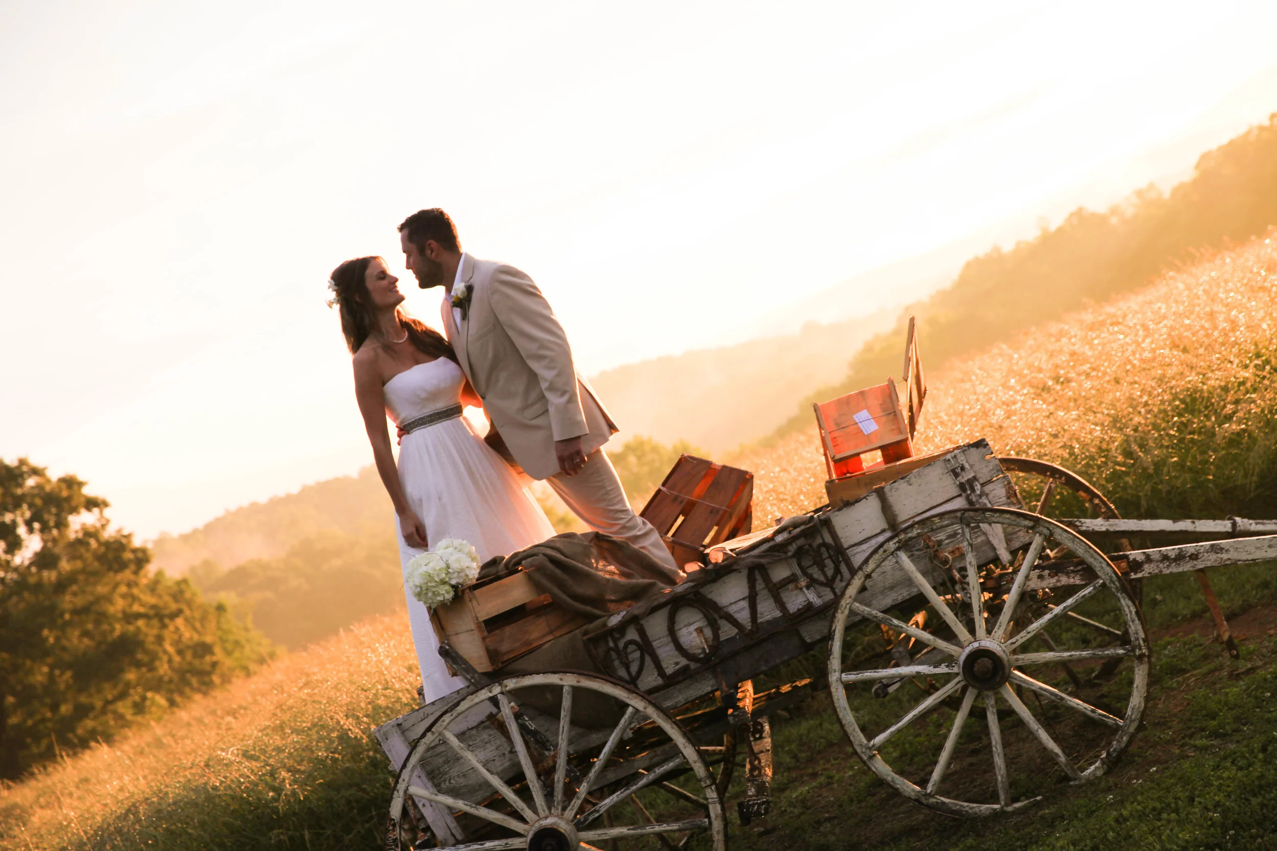 Mr and Mrs Kyle Neely// Rustic Barn Wedding with Outdoor Ceremony