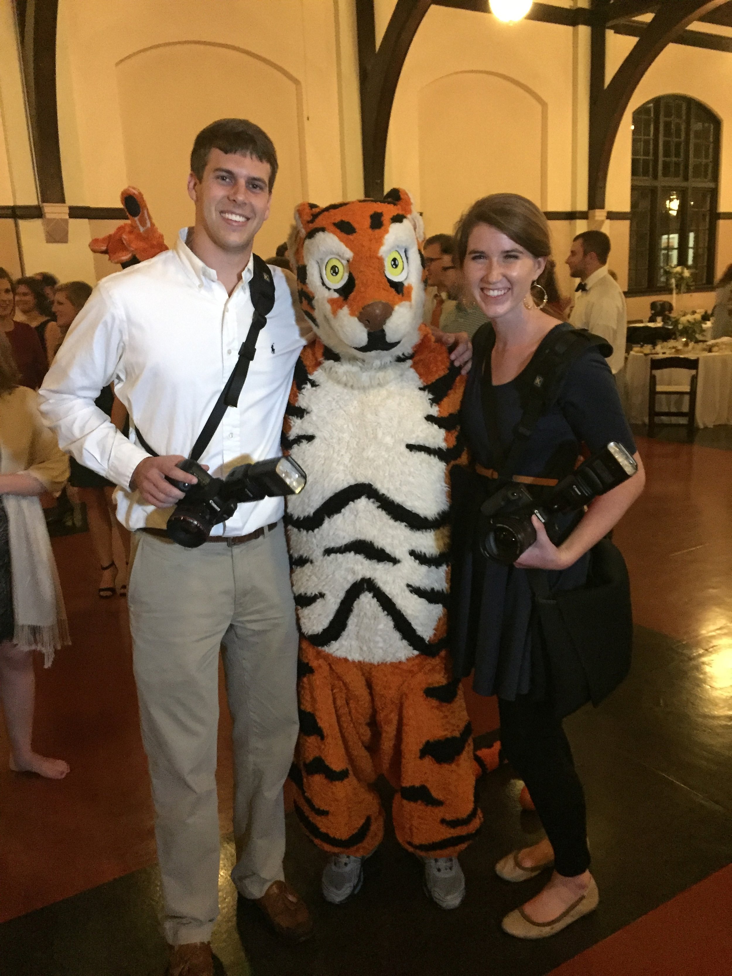 Look who we found!! Oh hey Clemson Tiger :)