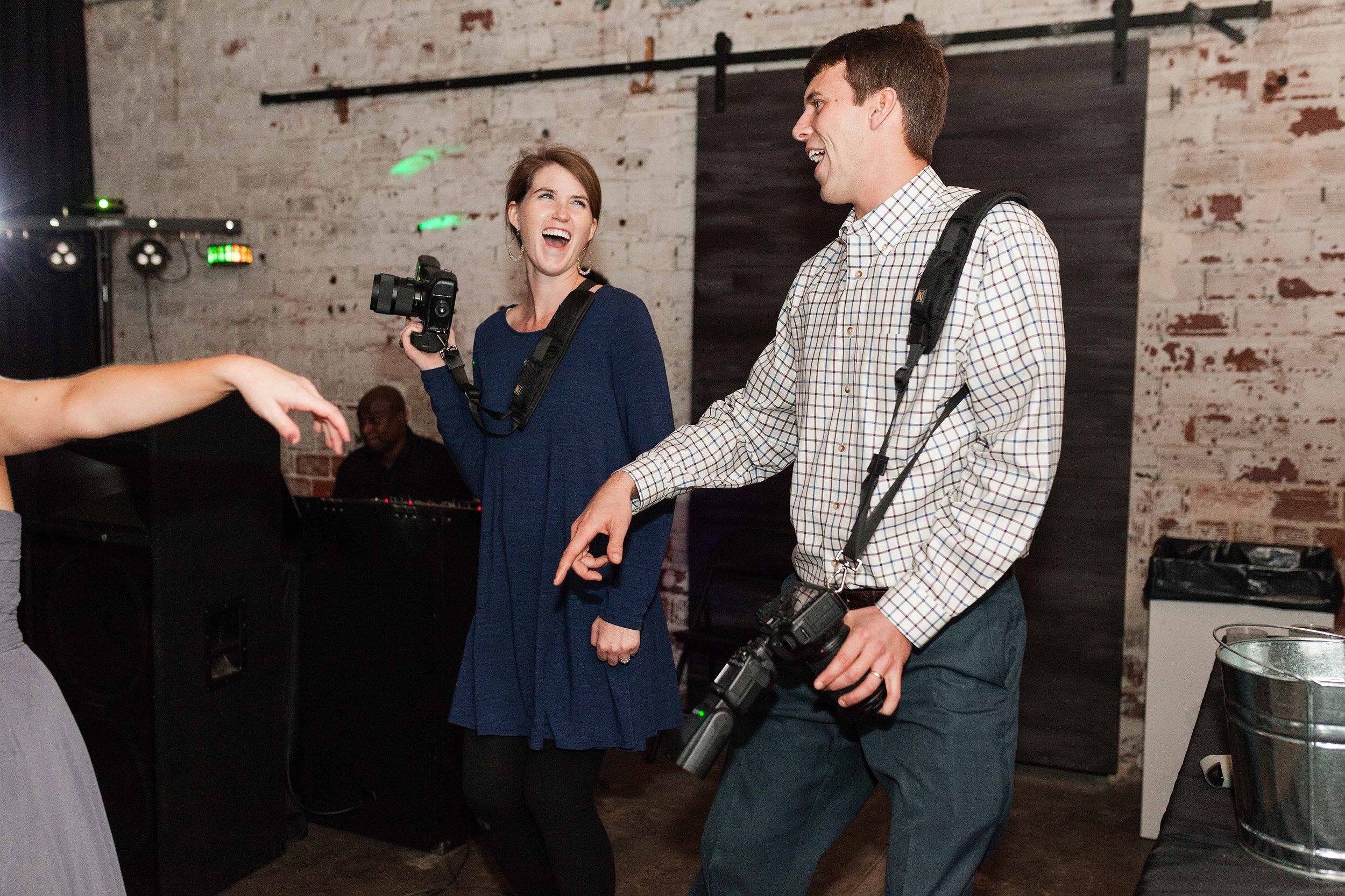 Always dancing our way through receptions!!