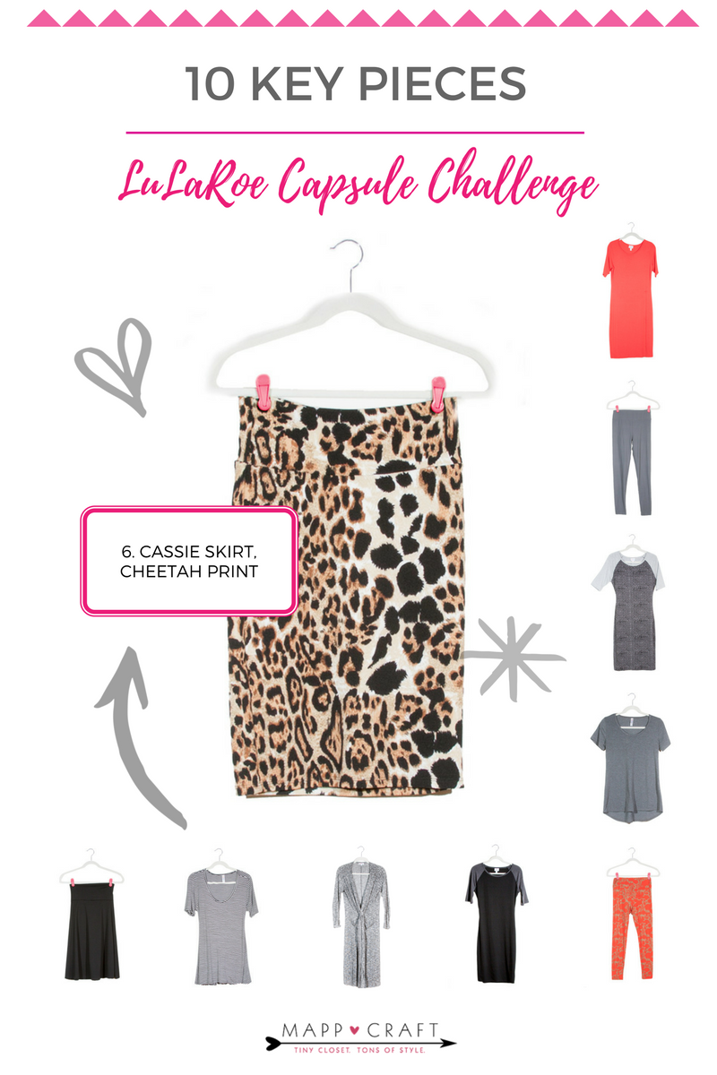 LuLaRoe Key Piece #6: Cassie Skirt, Cheetah Print — MappCraft