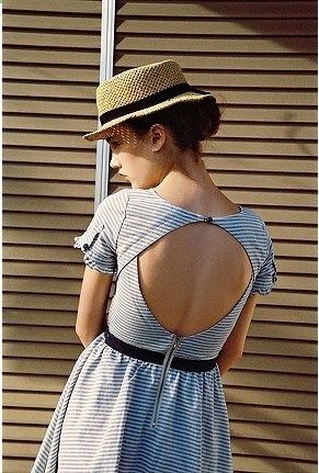 Summer Outfit Formula #4: Stripes + Sunhat
