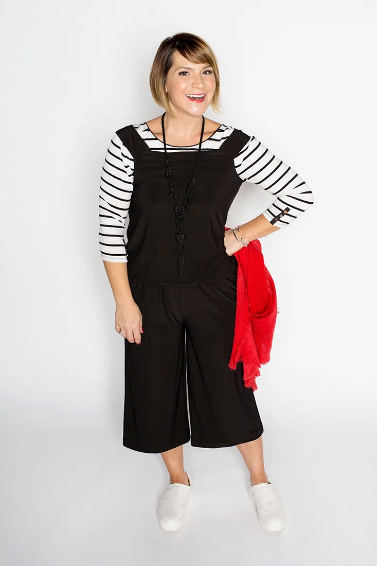 Key Holiday 2017 Layers - Jumpsuit, Sheer Spanx Arm Tights