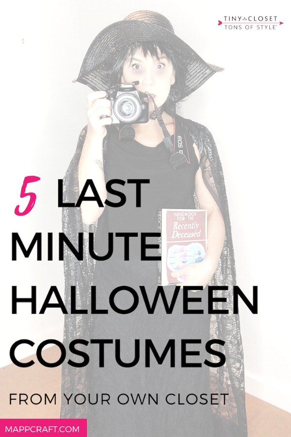 5 Last Minute Halloween Costumes From Your Own Closet — MappCraft
