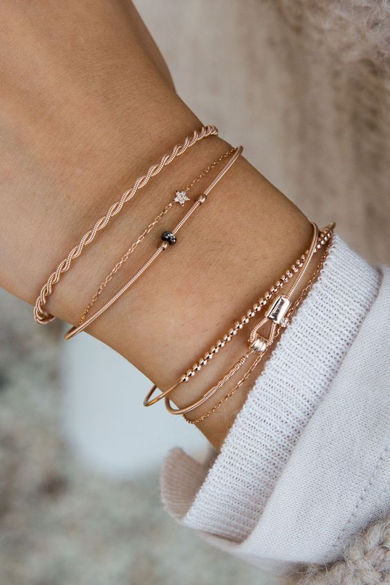 Spring 2019 Trend #3: Delicate Layered Jewelry