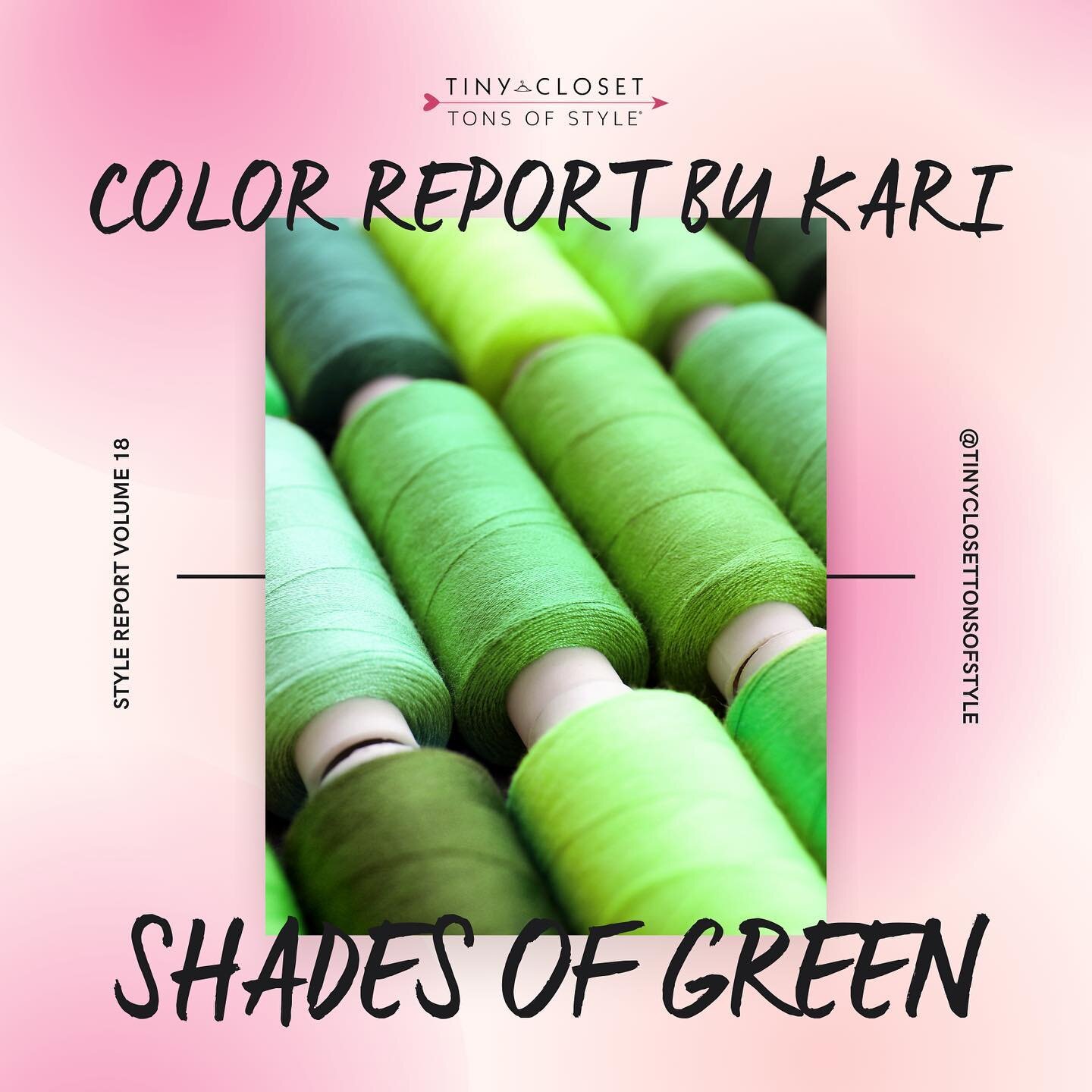 Happy Saint Patrick's Day Ladies! Who's wearing green? Green can be a challenging color to wear. Many of us would rather get pinched than wear green. The secret is in the shade. 

SHOP SHADES OF GREEN-&gt; link in bio

Luckily, I have called in the c