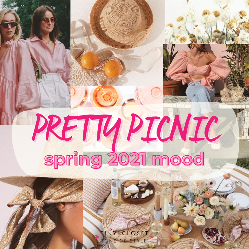 Spring 2021 Capsule Mood Board: Pretty Picnic