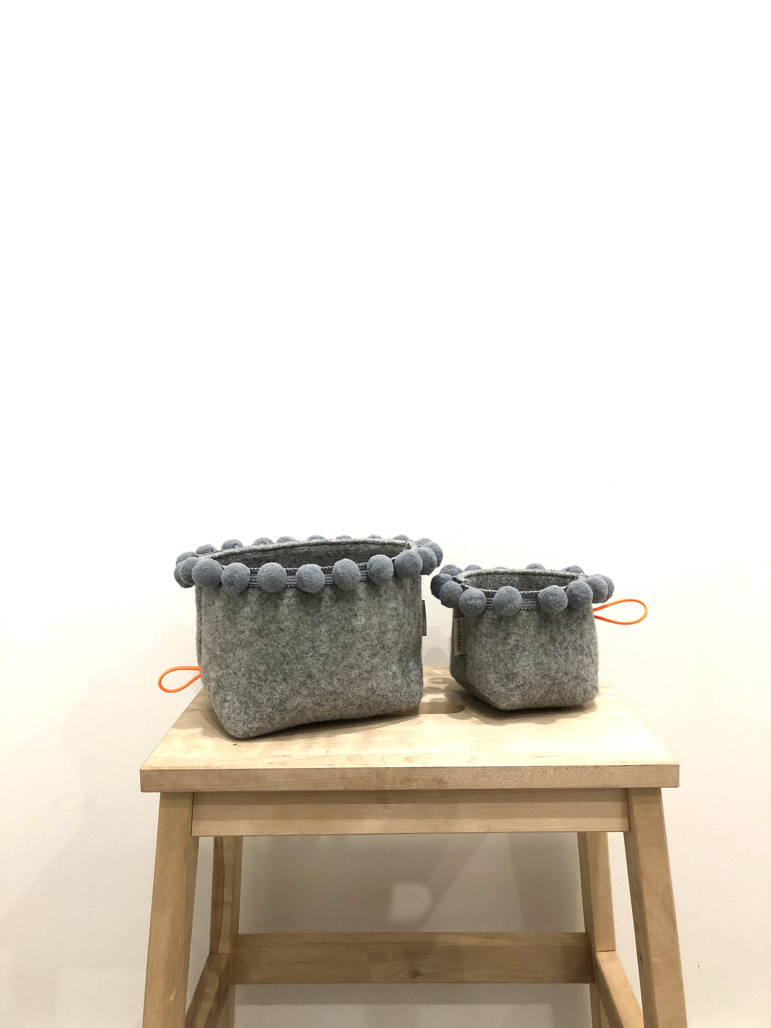 Saveplace® minimalist style woolen storage basket set