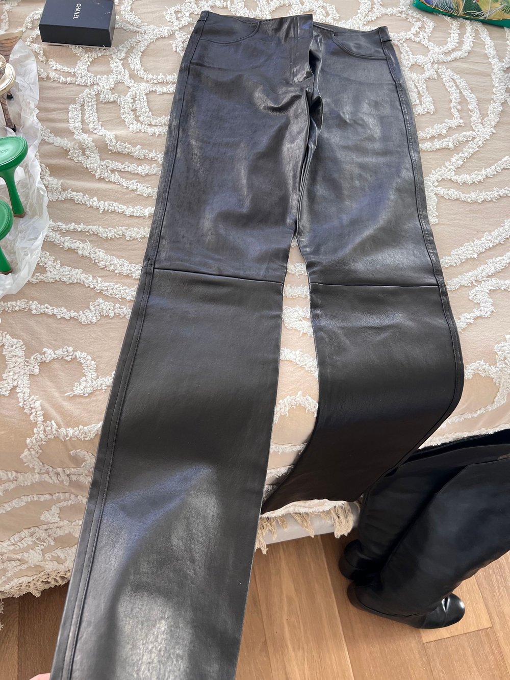Jean Claude Jitous leather pants