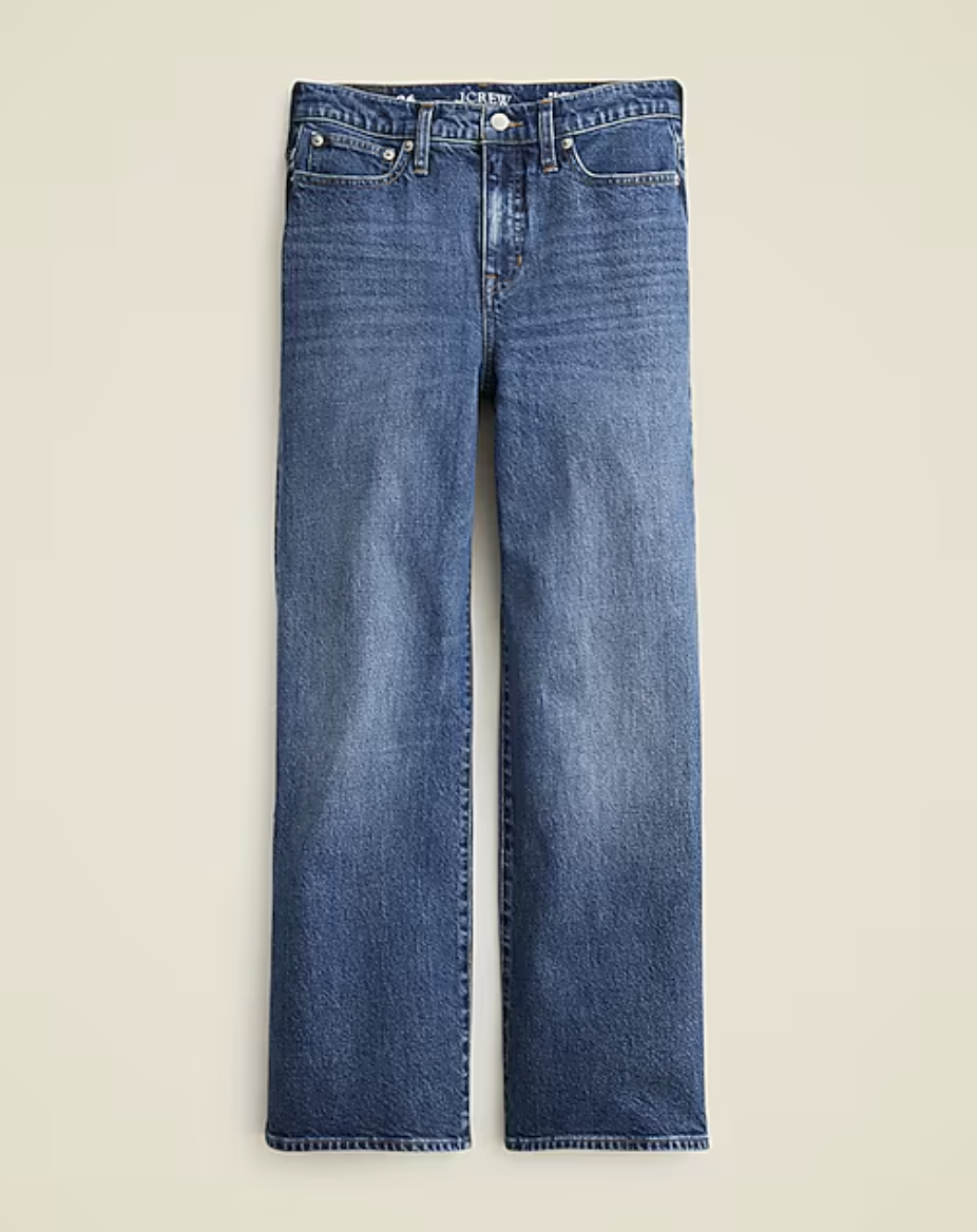 Petite high-rise slim-wide jean in 1996 semi-stretch