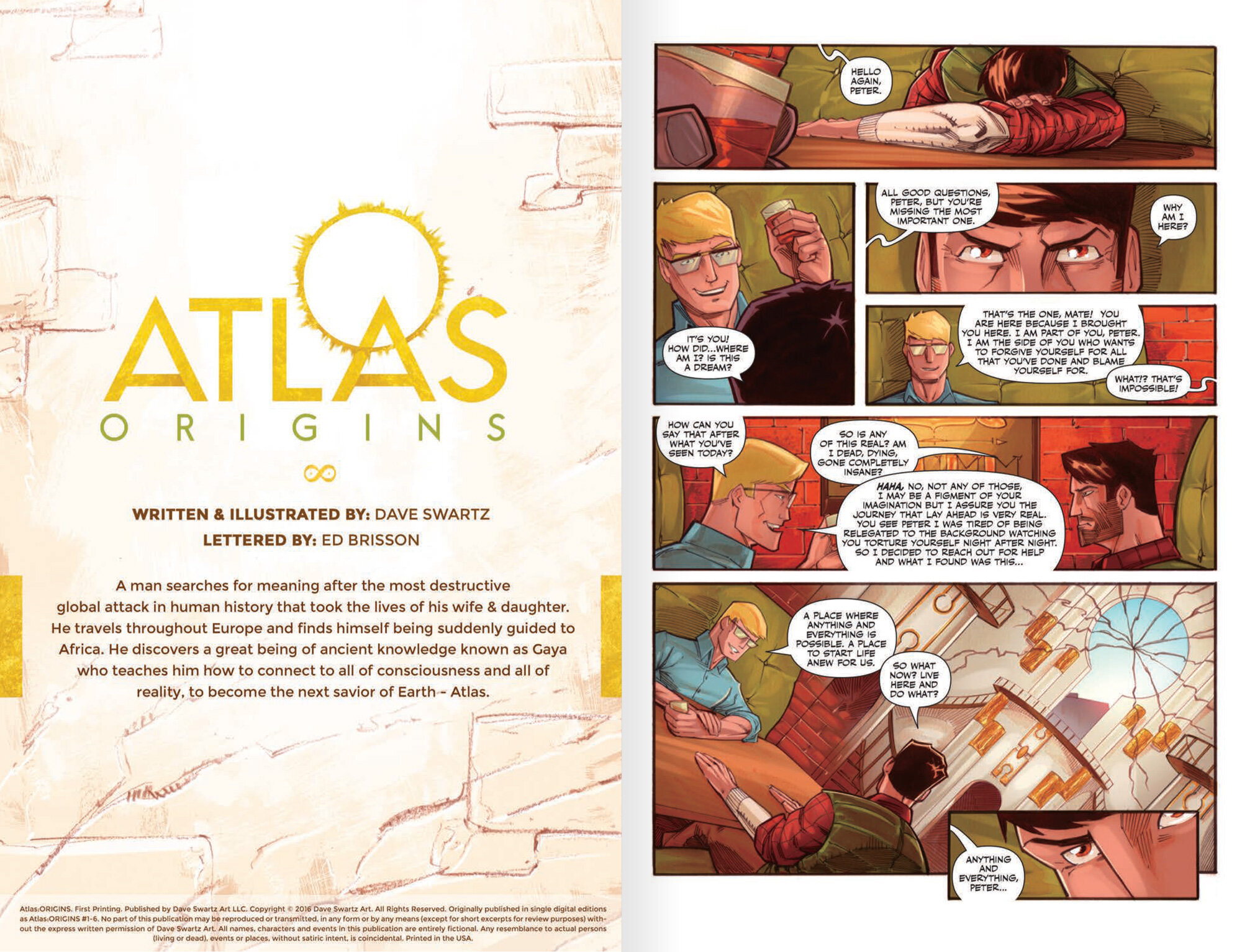 Atlas:ORIGINS Page 1 - Dave Swartz Art