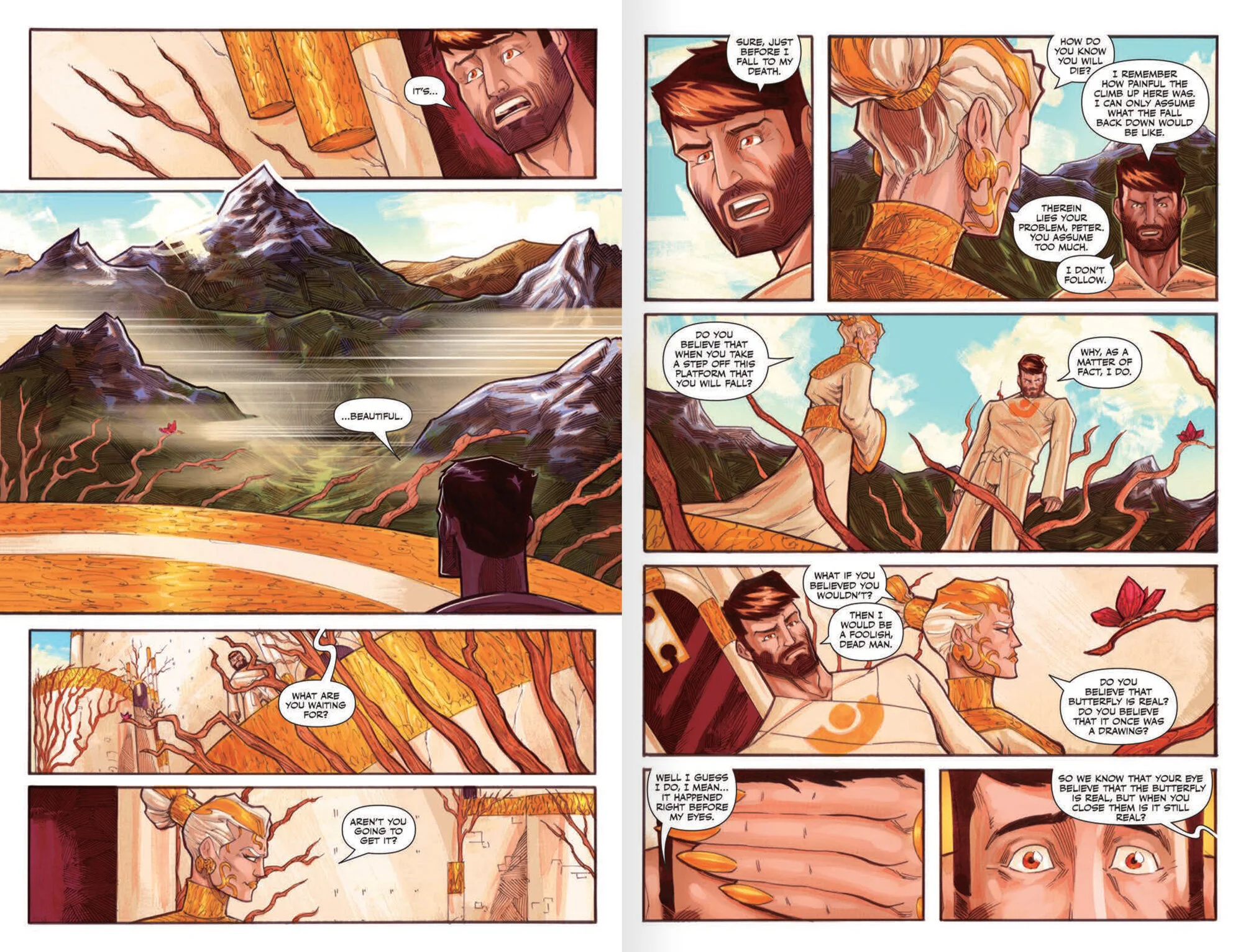 Atlas:ORIGINS Page 4 and 5 - Dave Swartz Art