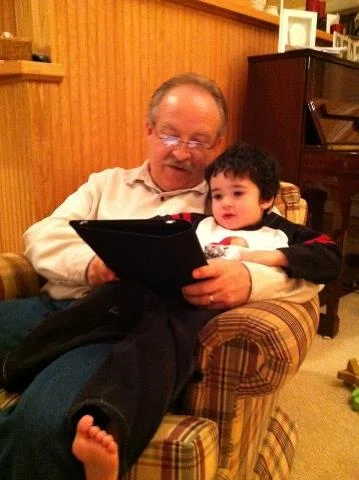 Craig with grandson, Peter.