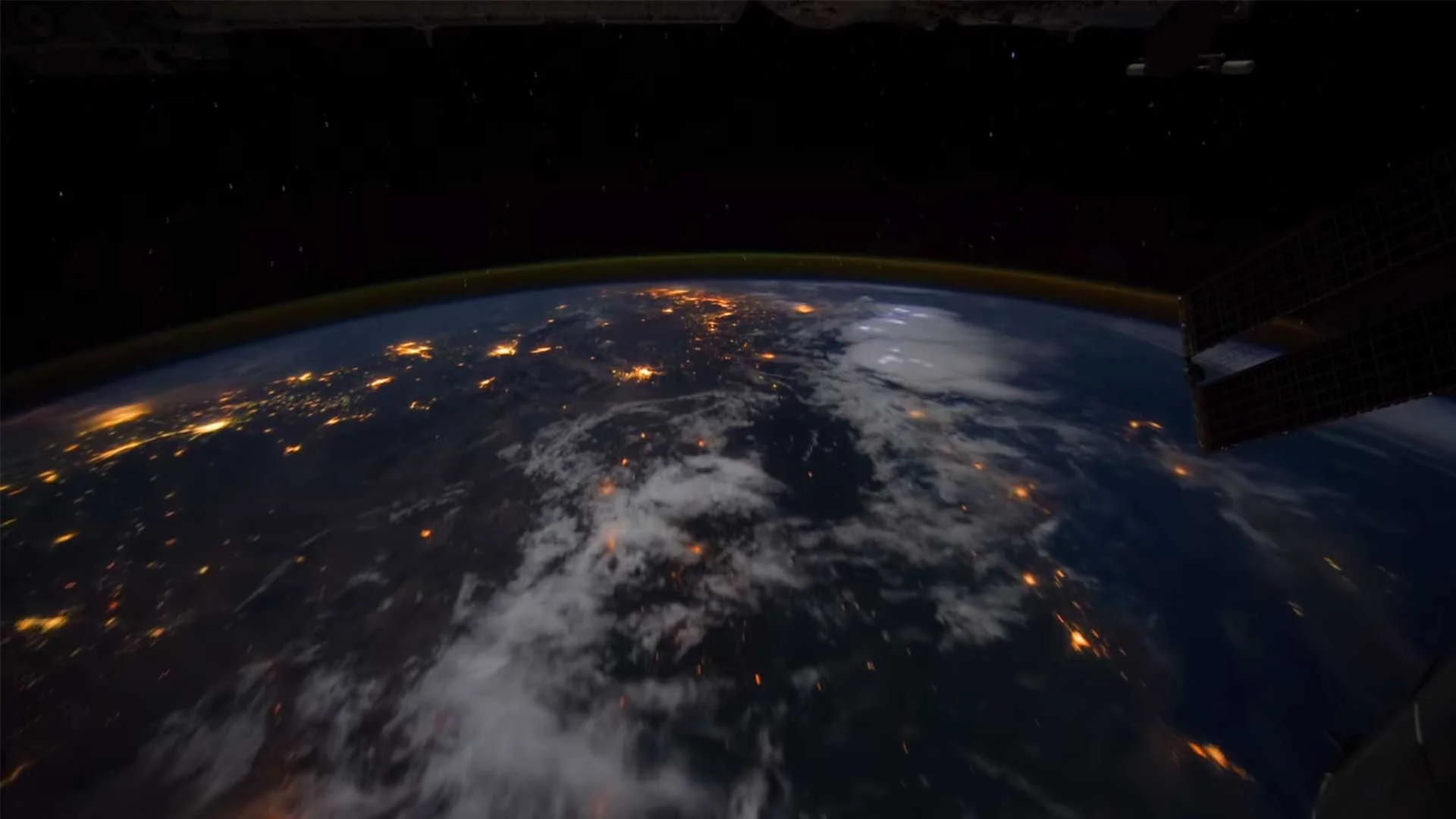 View from International Space Station on October 20, 2014.