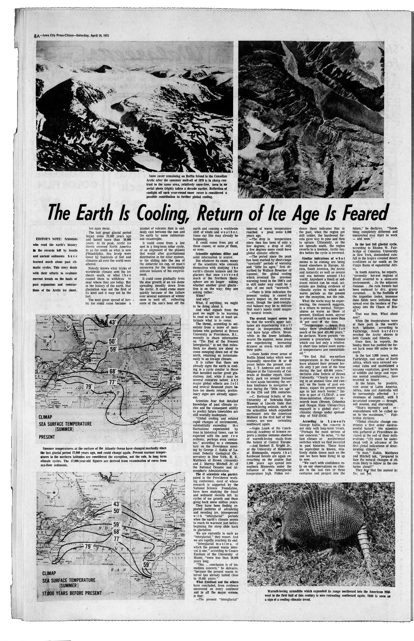 Iowa City Press Citizen--April 14, 1973