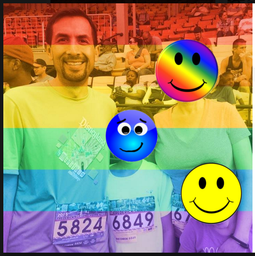 This public photo was posted in 2016 by Julio Munoz on his Facebook page with the caption #LoveWins.