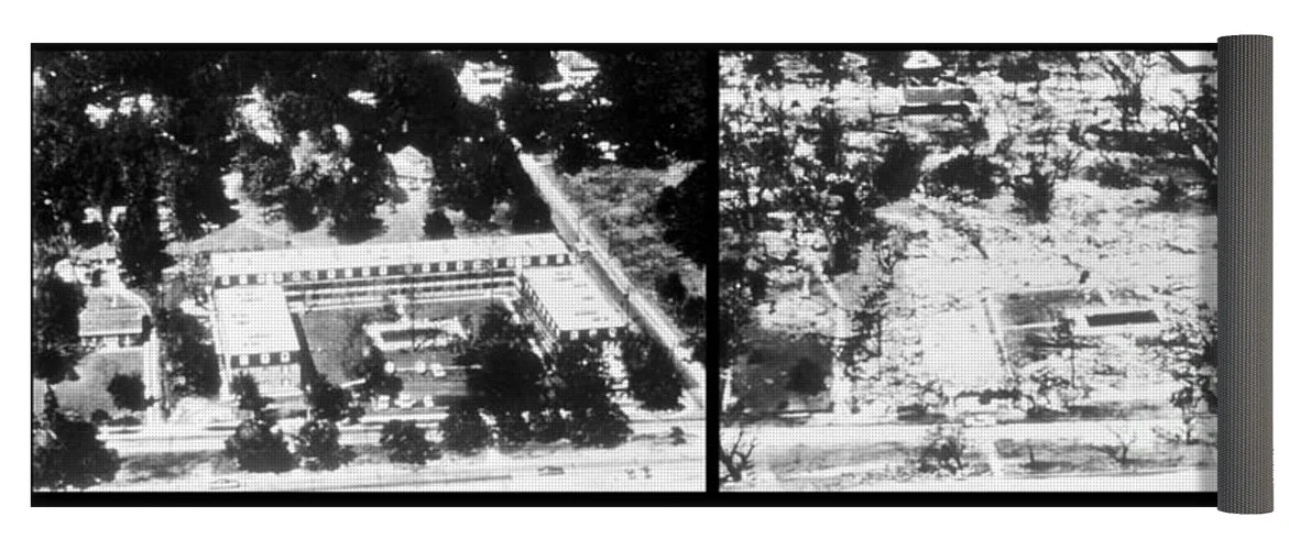 The Richelieu apartment complex - wiped away by Camille