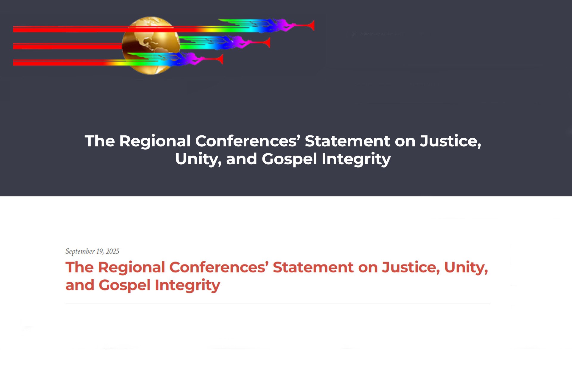 Regional Conferences Issue Statement Complaining About Something