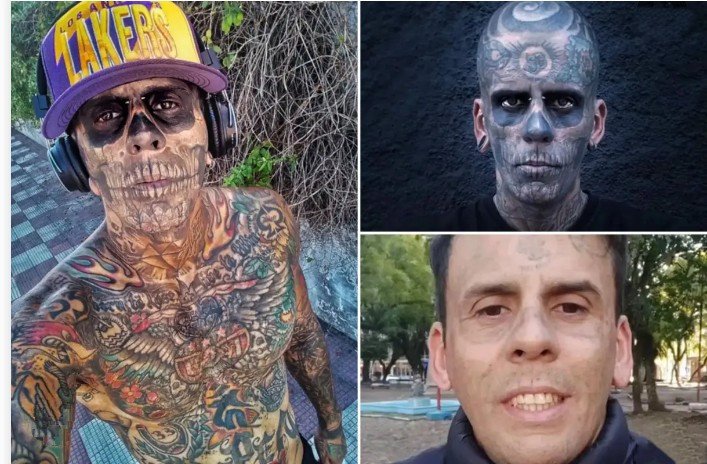 Most Tattooed Man in Brazil Having His Ink Removed After Conversion to Christ