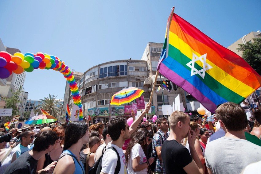 Gay Pride Rises at the Lowest Place on Earth (Literally)
