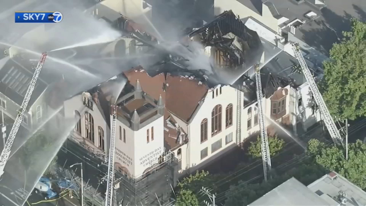 3-Alarm Fire at Seventh-day Adventist Church in San Francisco