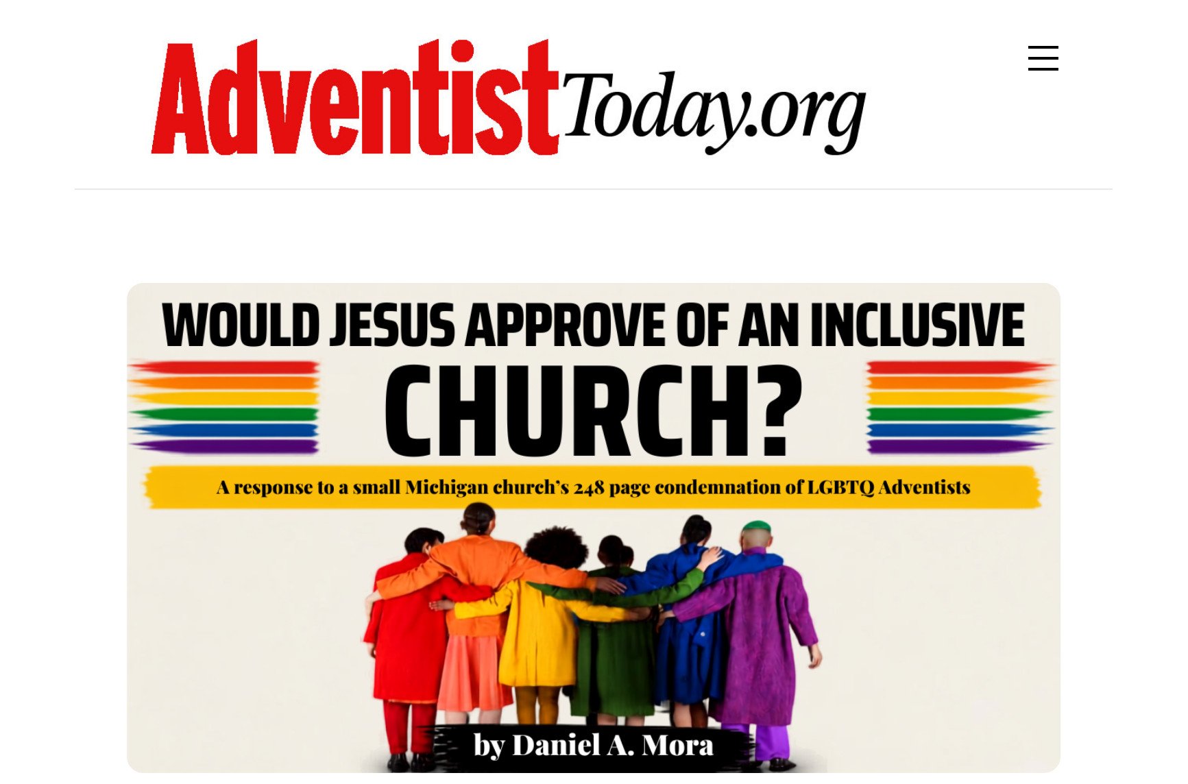 AToday Pushes Back Against Coloma Church's LGBTQ Accountability Request