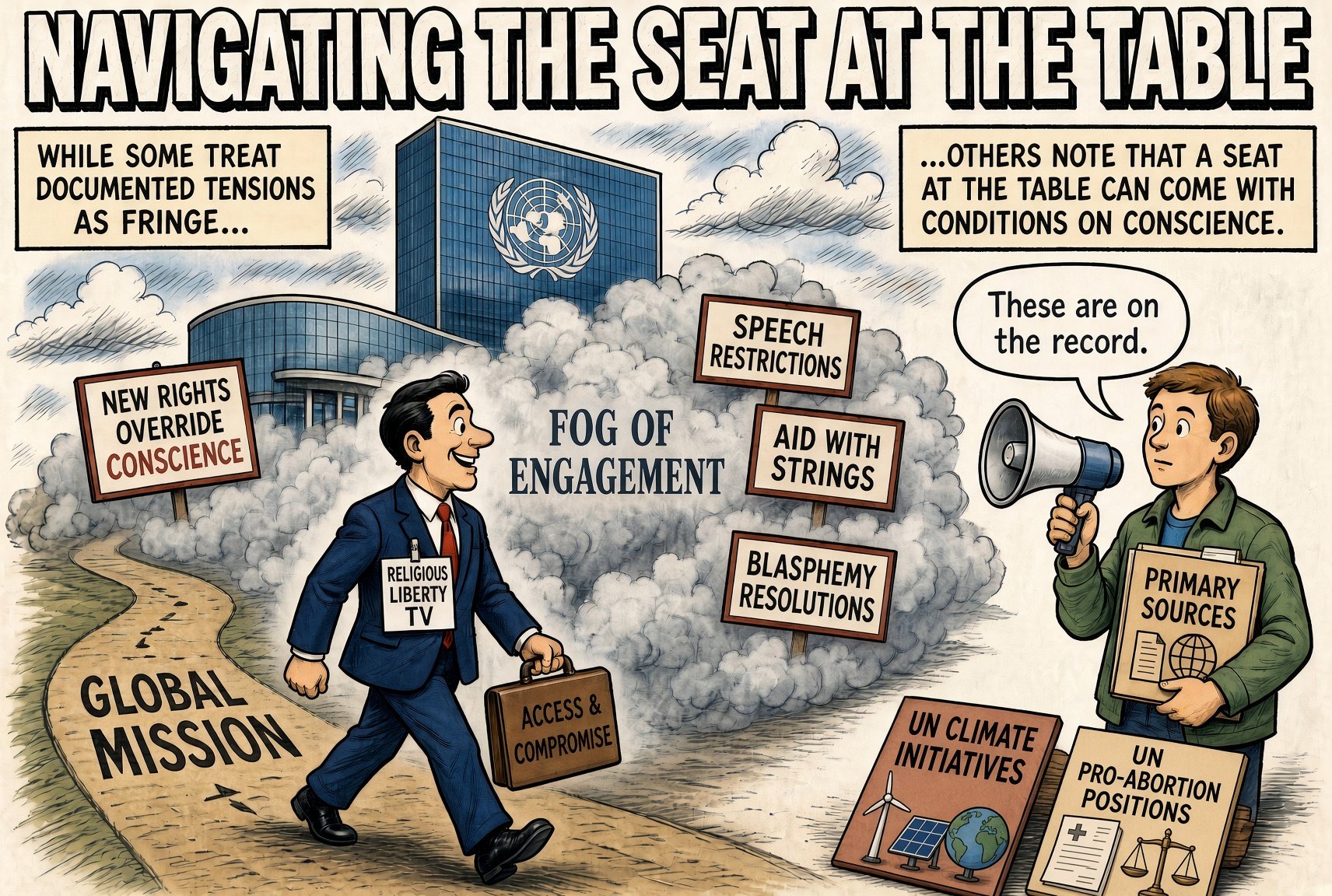 Demonize the Brother; Dismiss the documents; Responding to Religious Liberty TV