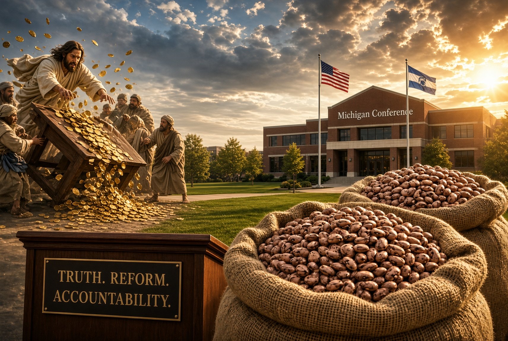 300 Pounds of Tithe Beans Paid to The Michigan Conference