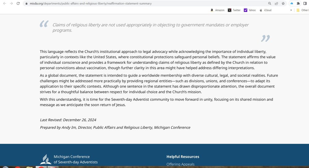 Reaffirmation Example Michigan Conference Quietly Revamps The 2021 Reaffirmation Statement ...