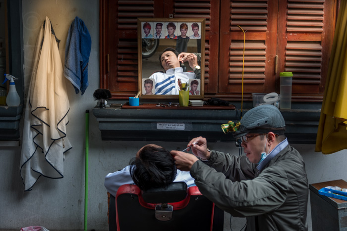 Hair cut, Hanoi