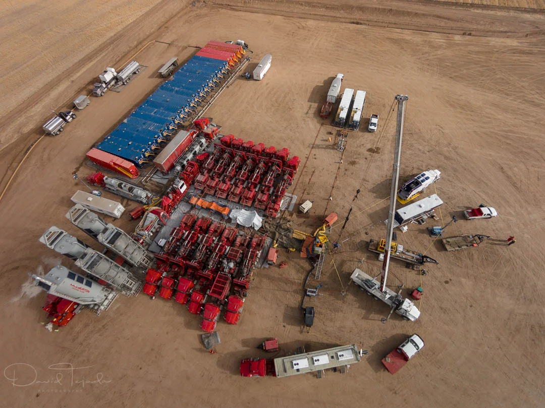 Fracking process.