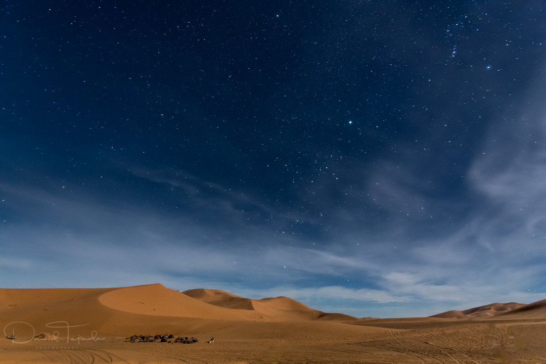 30 second exposure, Sahara Desert, Morocco