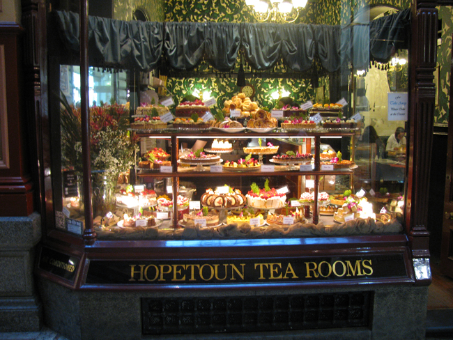  Since 1896, Hopetoun Tea Rooms has been serving delicious goodies in the Royal Arcade. We were lucky enough to just walk in and get a table for breakfast - amazing! 