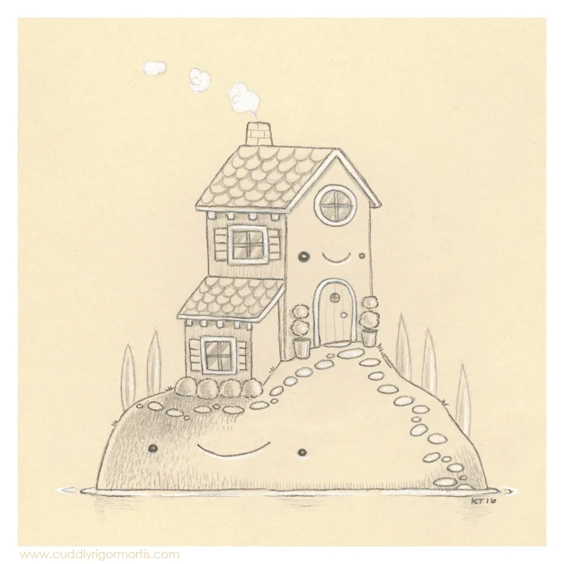 Happy House Drawing