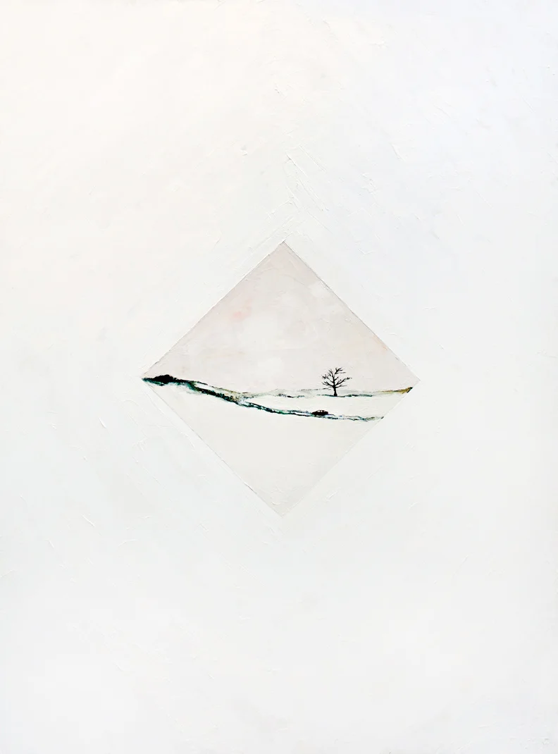Winter Road , 2015 Oil on board 36 x 48 in