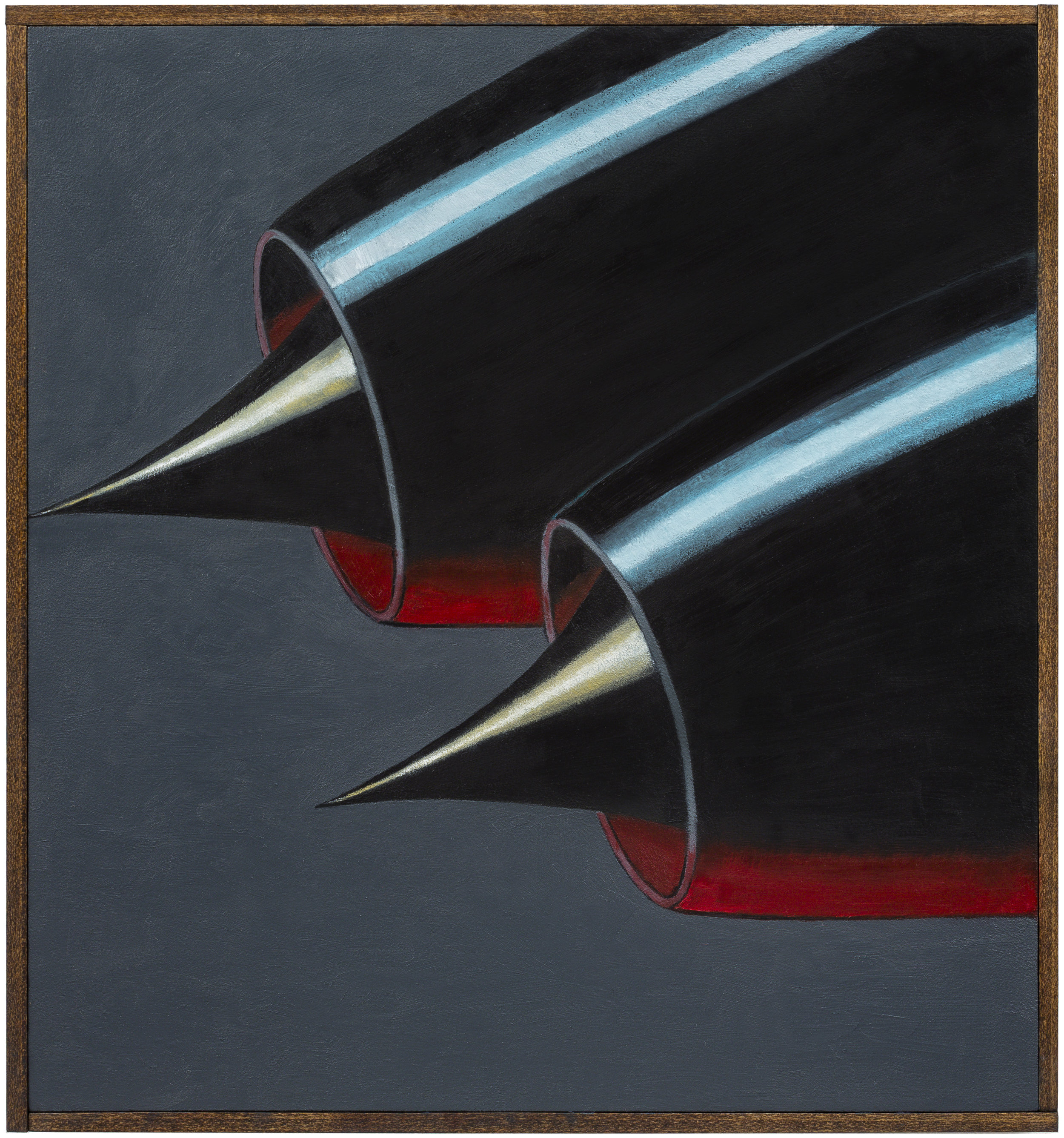   Mother Lode , 2018 Oil on board, wood frame 14.5 x 13.5 inches 