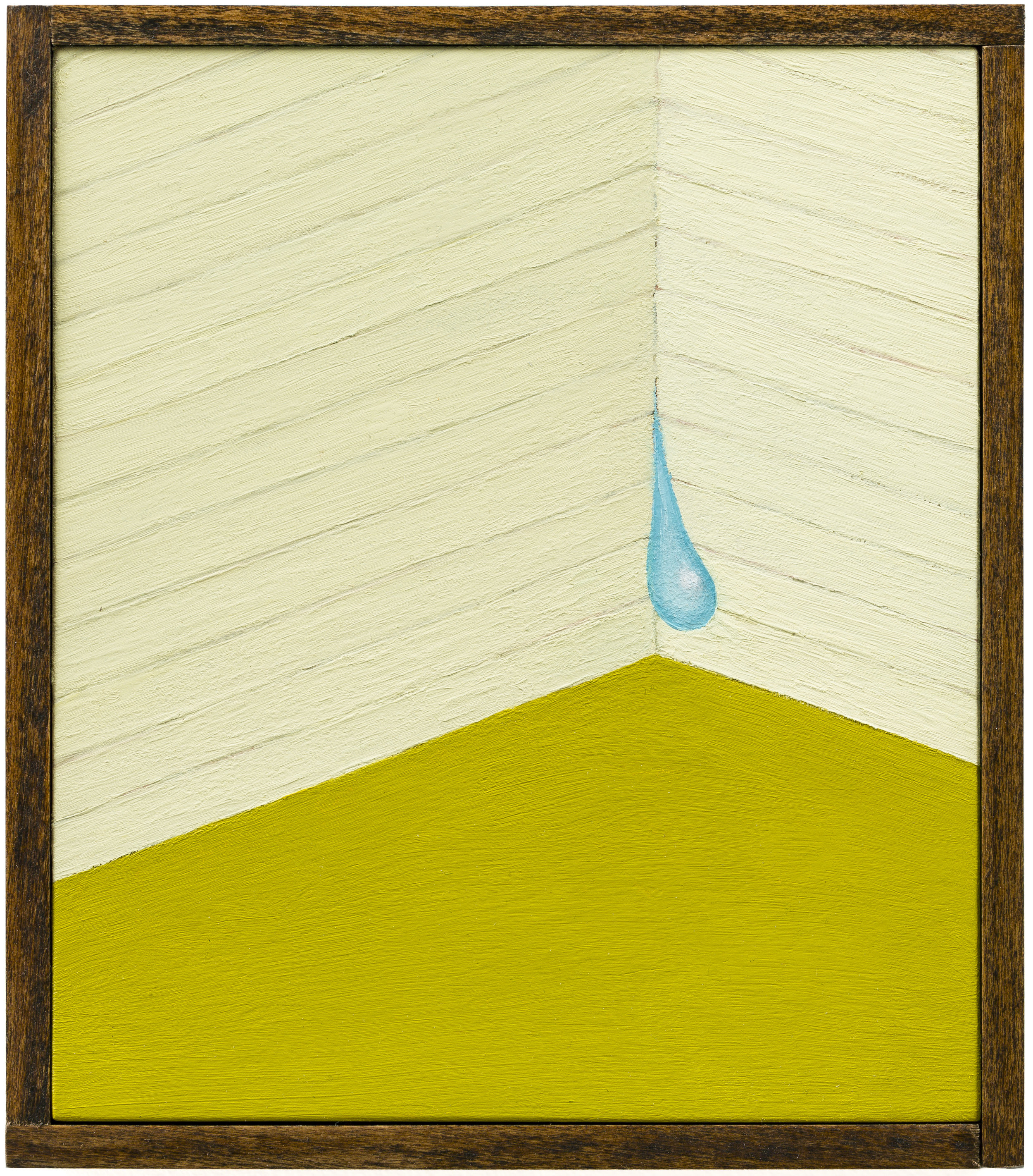   Pressure Drop , 2018 Oil on board, wood frame 6.5 x 7.5 in 