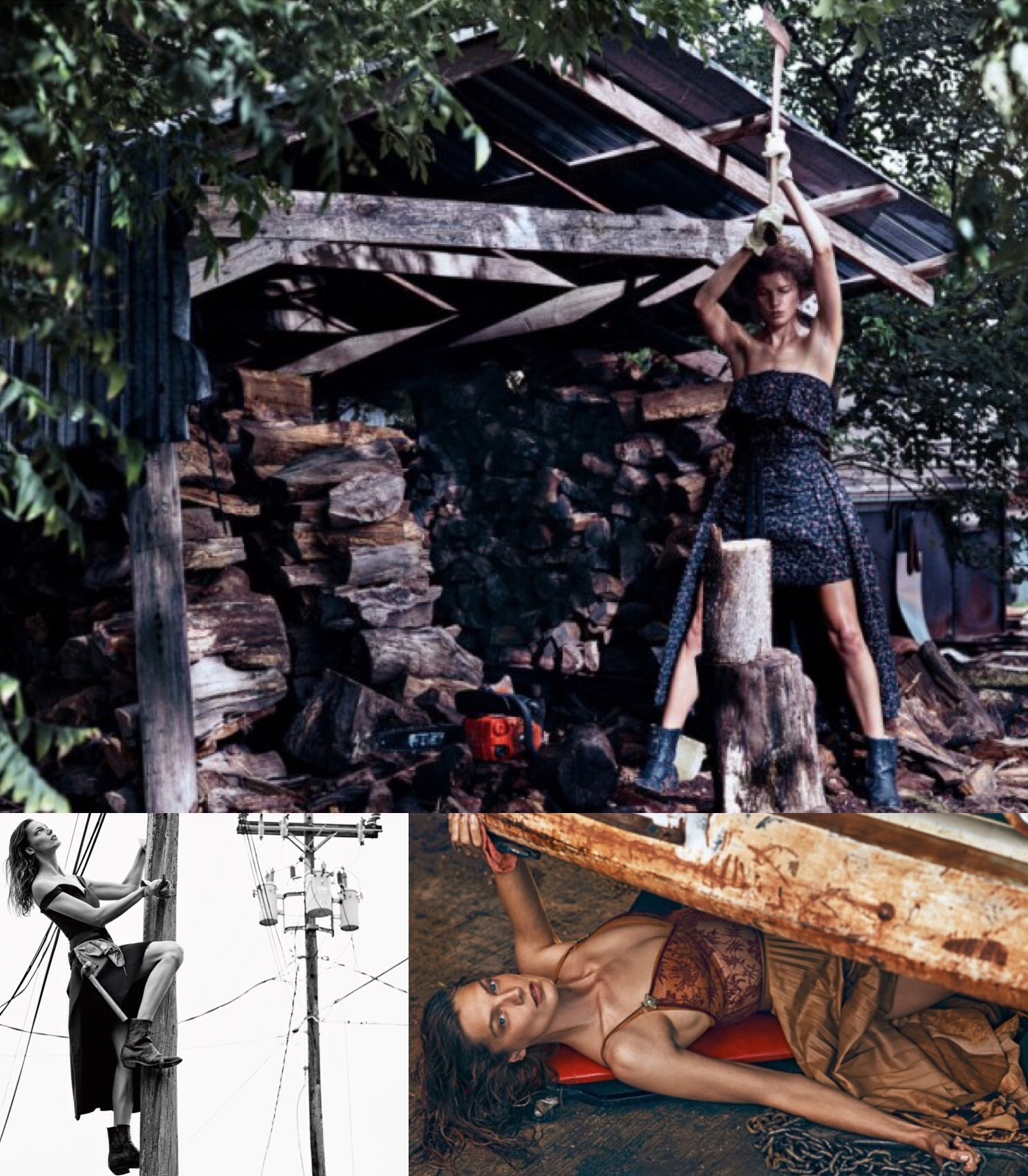 Photos taken from the "Women of Spirit" series by Mikael Jansson for Porter Magazine