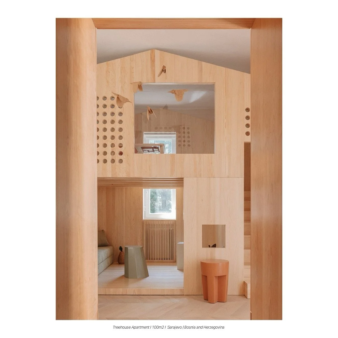 More from our recently completed project in Sarajevo as featured in the Financial Times &mdash; 

The Tree House

At the west end of the apartment, a whimsical yet refined Tree House emerges&mdash;a sanctuary for play and imagination. Overlooking the