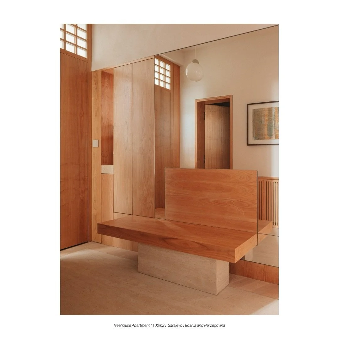 A few last thoughts on our recently completed Treehouse Apartment in Sarajevo featured in the @ft_houseandhome January 

Natural Materials and Minimalist Detailing
The design employs natural materials&mdash;locally sourced and fabricated where possib
