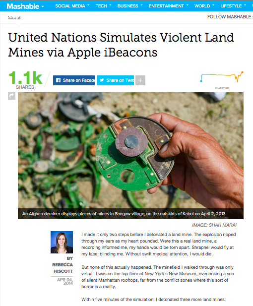 Critical Mass - UNMAS- Mashable.png