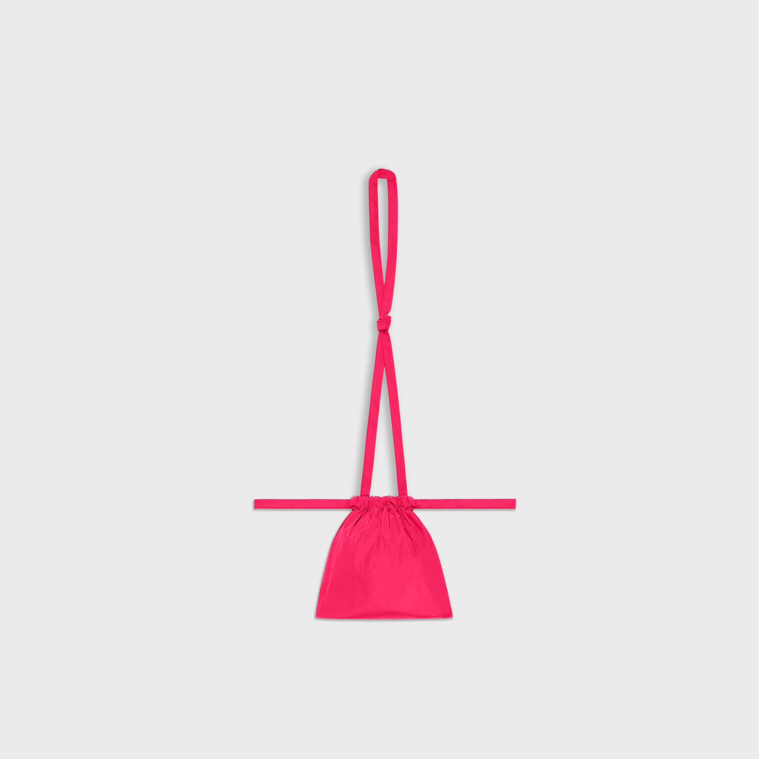 Day-Curious Drawstring Bag With Strap XS neon pink