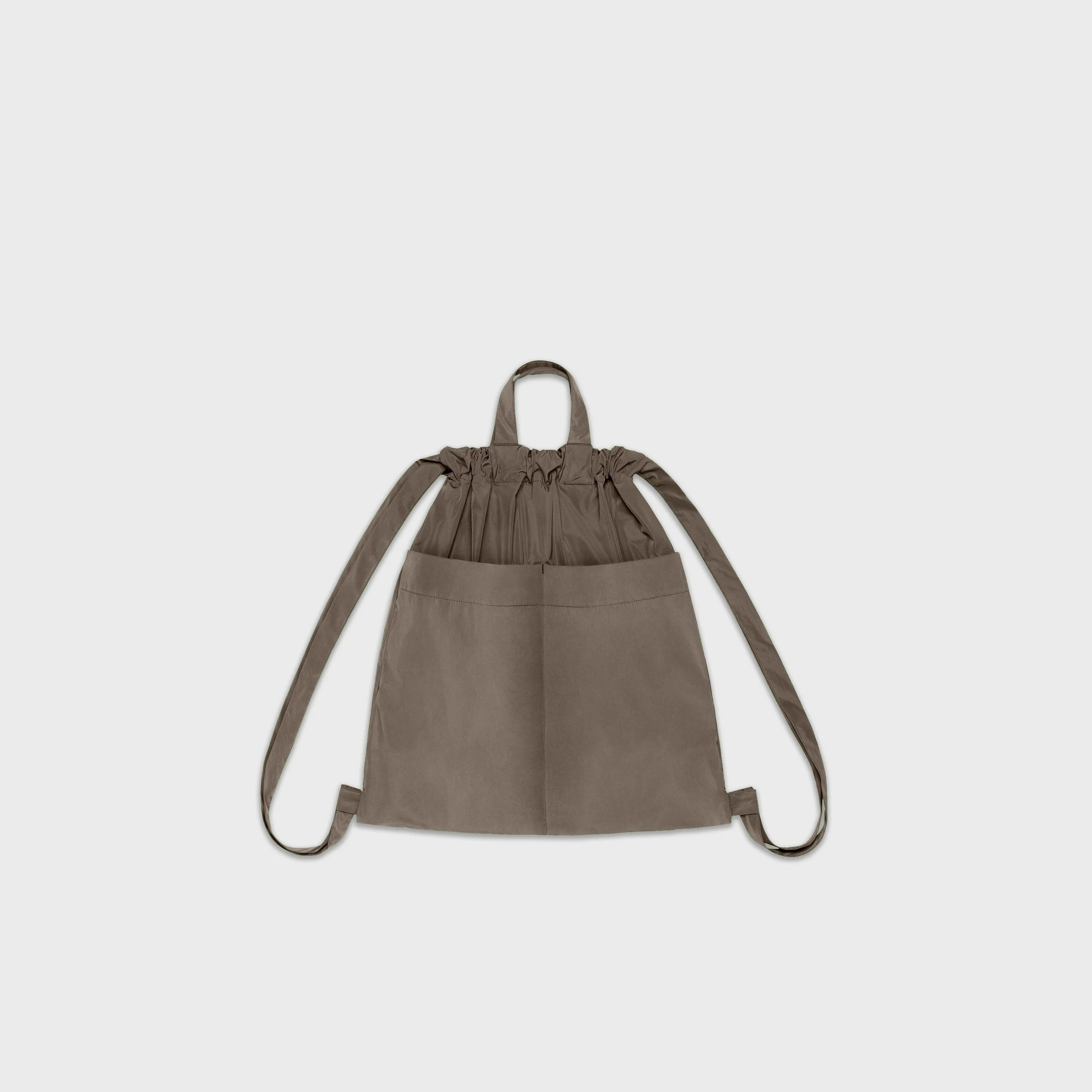 Day-Curiuos Drawstring backpack M taupe