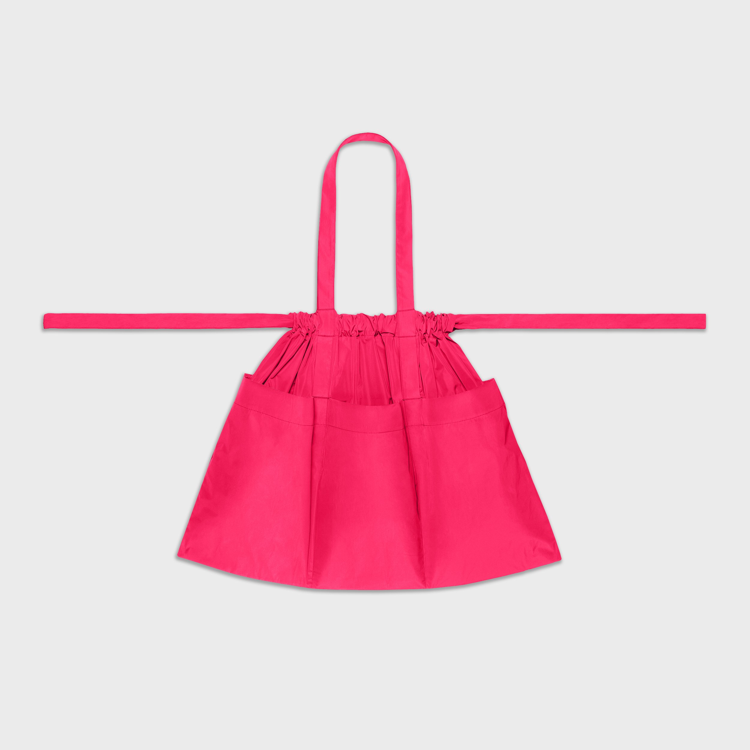 Day-Curious Drawstring Bag L neon pink