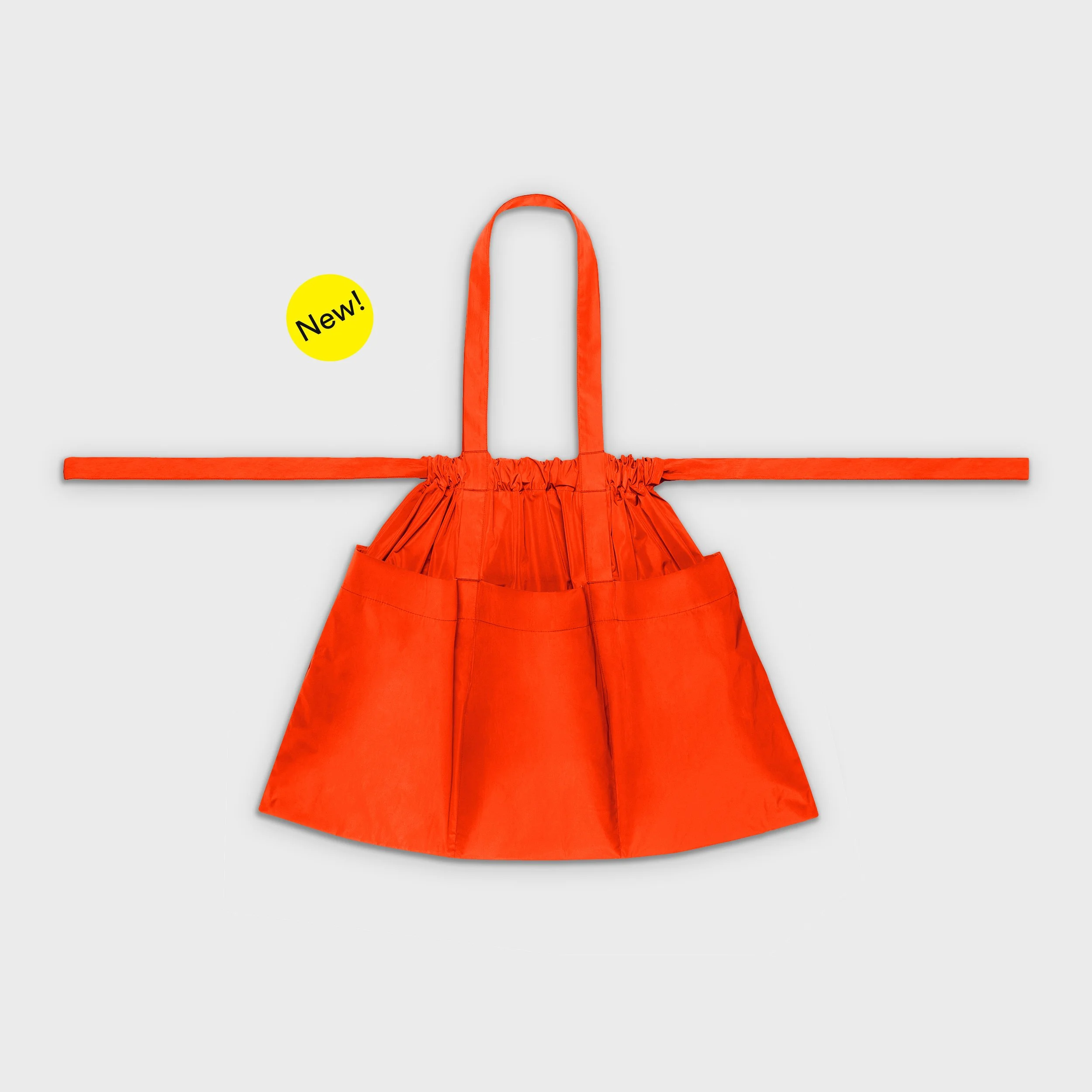 Day-Curious Drawstring Bag L neon orange